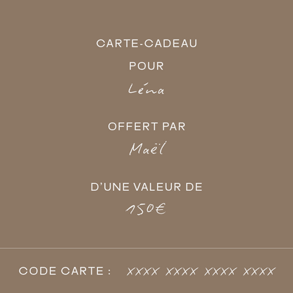 Carte-cadeau - Hesmée