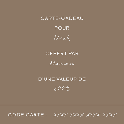 Carte-cadeau - Hesmée
