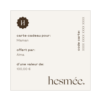 Carte-cadeau - Hesmée