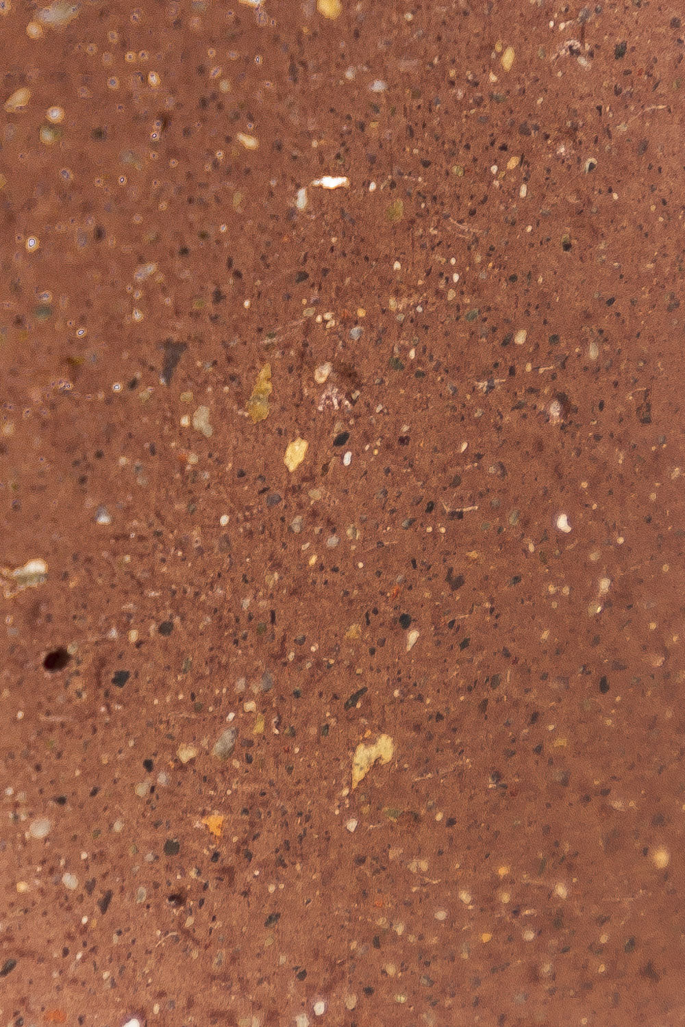 Zoom sur la matière, béton polit Atelier Hesmée, teinte Moca.
